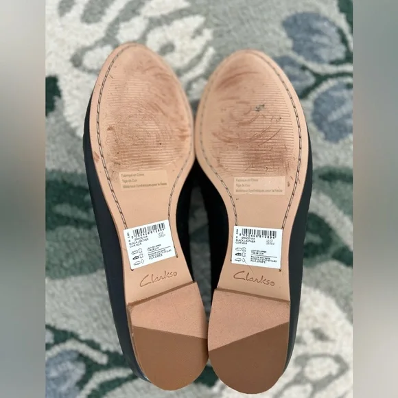 Clarks Black Women's Flats - Picture 6 of 9